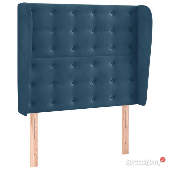 Zagłówek uszak ciemnoniebieski 83x23x118128 Warszawa