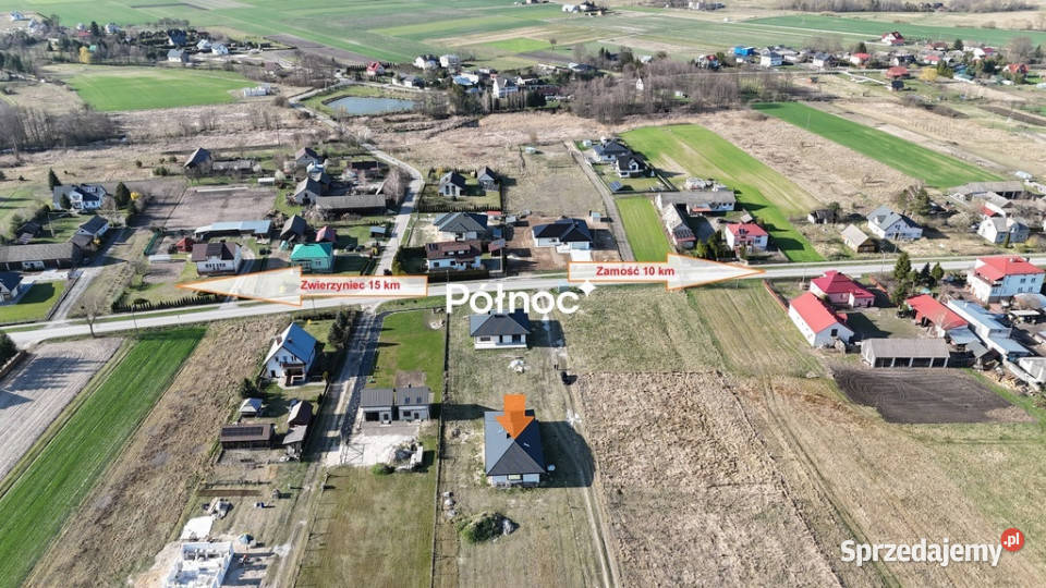 Dom w stanie surowym zamkniętym Zarzecze Sprzedaż lubelskie