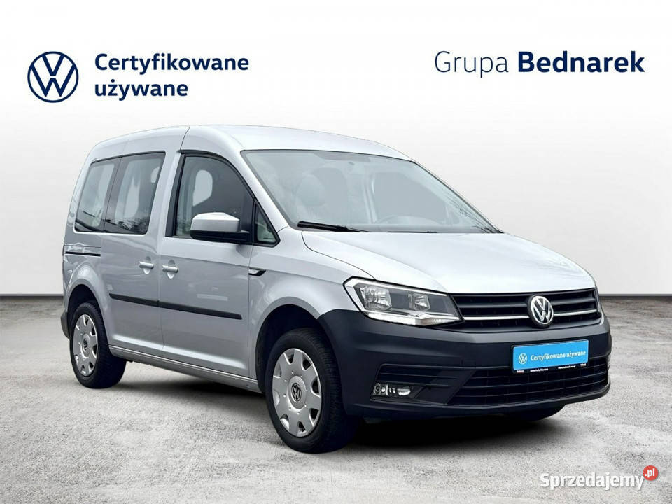 Volkswagen Caddy Bezwypadkowy Salon Polska manualna łódzkie Łódź