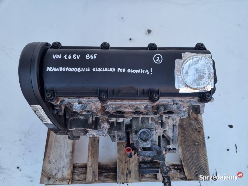 SILNIK Seat Altea 16 8V 102 padnięta uszczelka