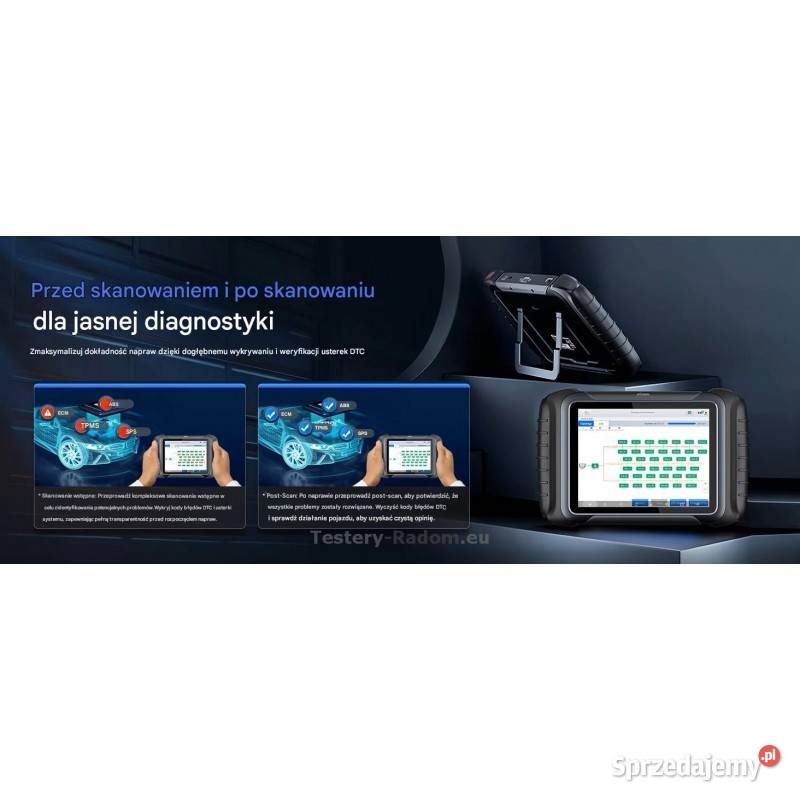 XTOOL D8W Can FD DoIP wifi język Polski Radom