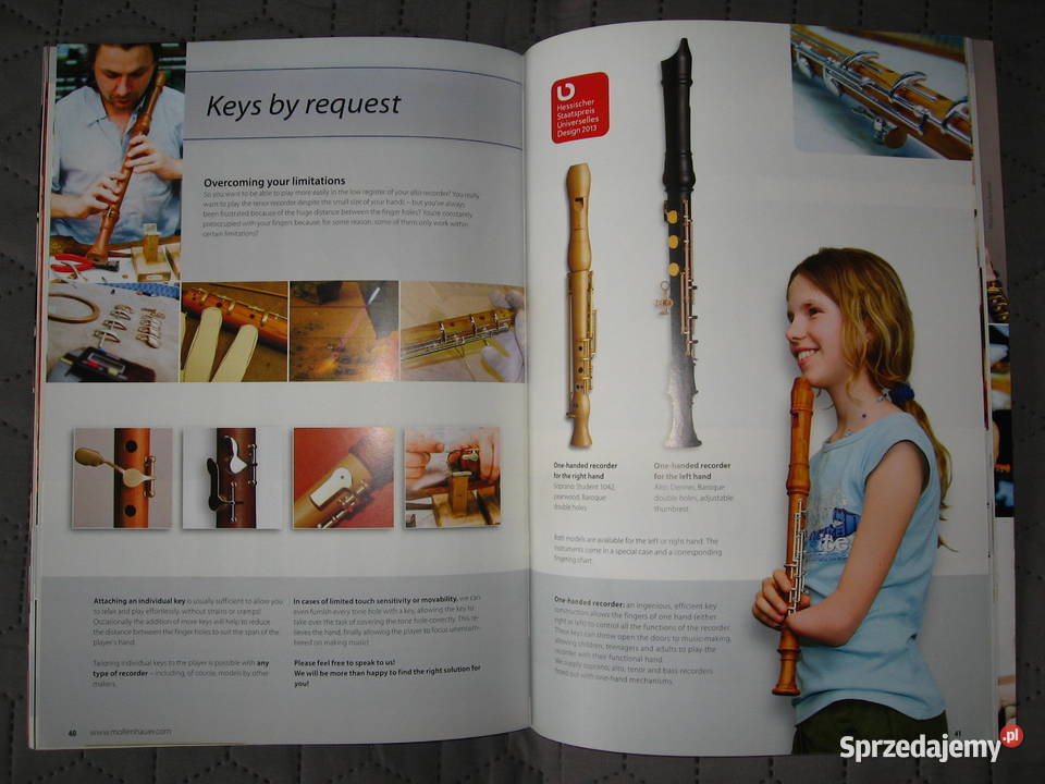Mollenhauer Recorders Catalog katalog fletów Kępice