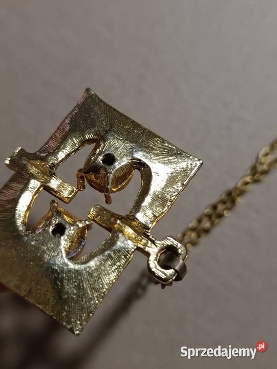 zestaw komplet naszyjnik bransoletka klipsy Zegarki i Biżuteria Poznań