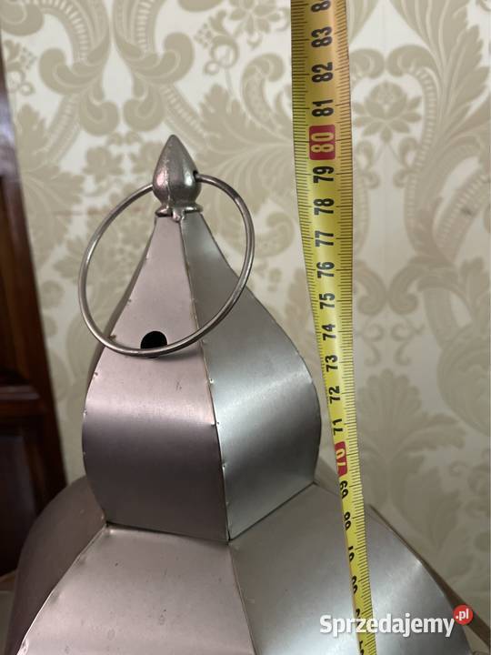 Lampion latarnia świecznik metaloplastyka drewno sprzedam
