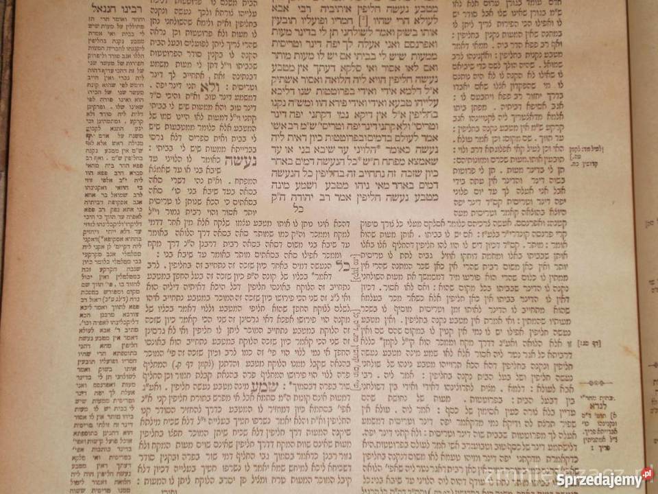 Talmud Babilonski wydanie 1893 r sprzedam