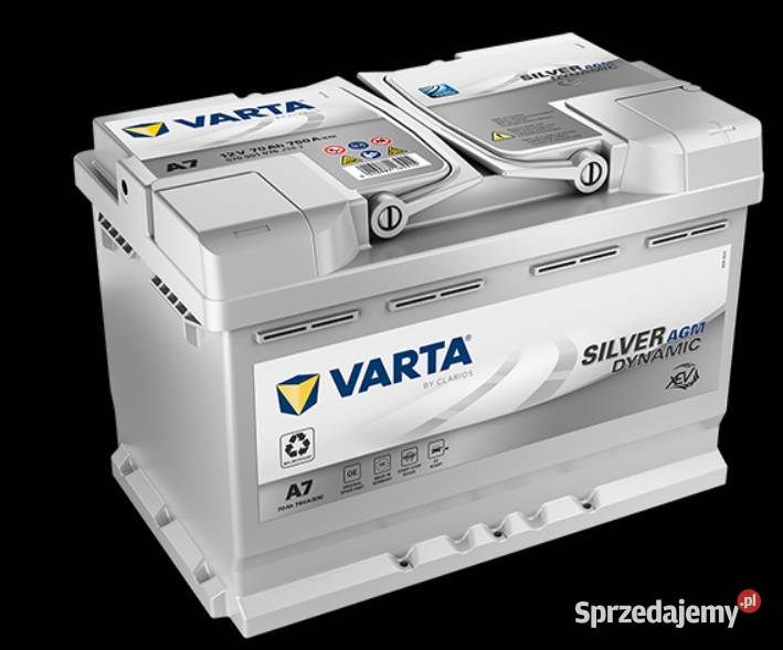 Akumulator VARTA AGM STARTSTOP A7 70Ah 760A Rzeszów