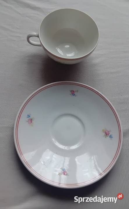 Filiżanka duo Kaestner Saxonia okres 194045 Koźminek