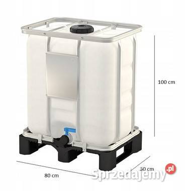 Zbiornik 300L na palecie plastikowej Walichnowy