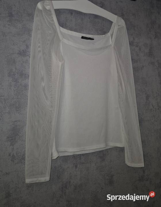 Bluzka damska basic biel Boohoo 40L