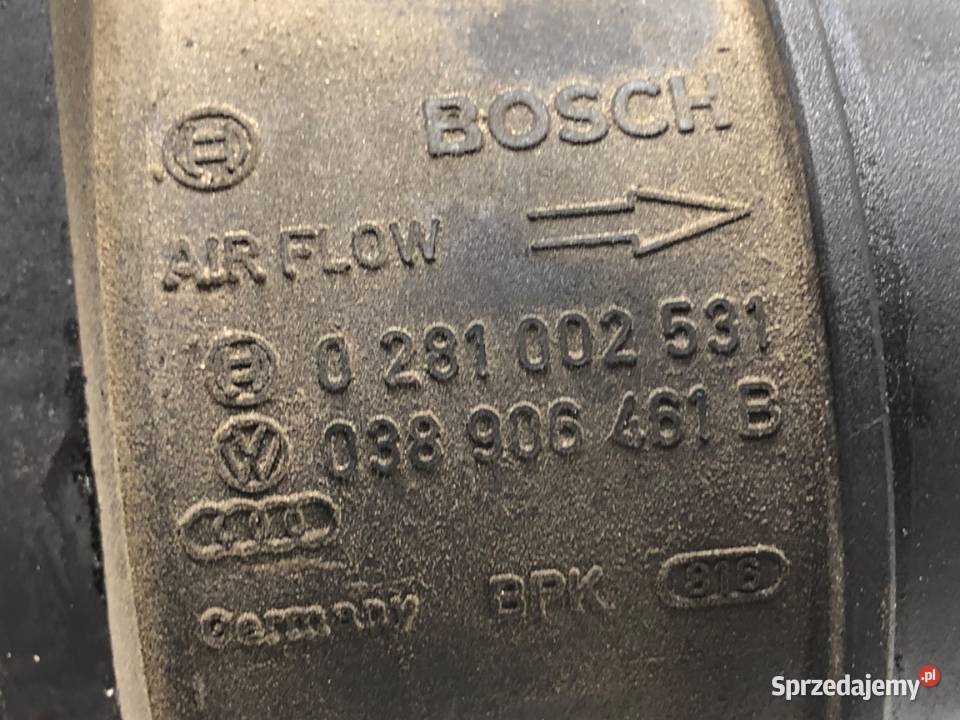 PRZEPŁYWOMIERZ AUDI A4 B6 038906461B 19 116 0005