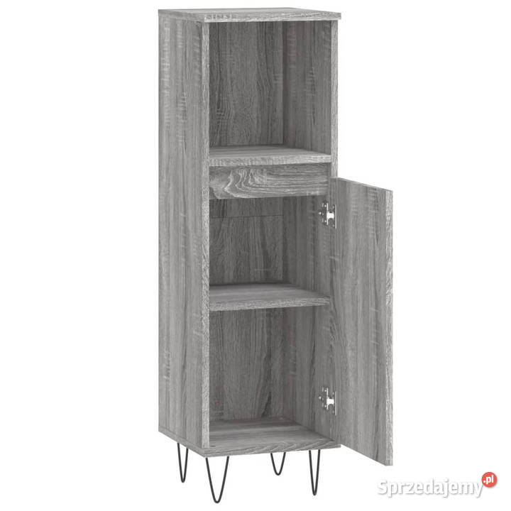 Szafka łazienkowa szary dąb sonoma 30x30x100 Warszawa
