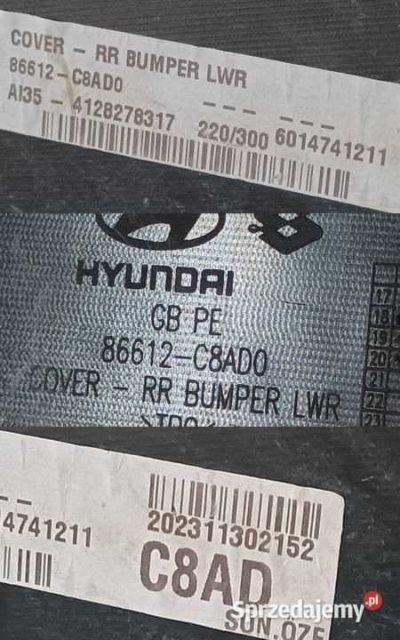 HYUNDAI I20 LIFT 18 DOKŁADKA KRATKA SPOILER Pleszew