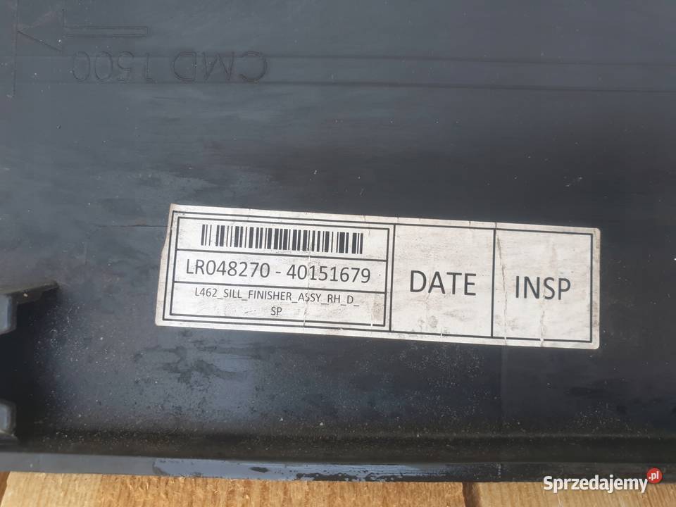 NAKŁADKA PROGOWA PRAWA Range Rover Sport II L494 lubelskie Rudka