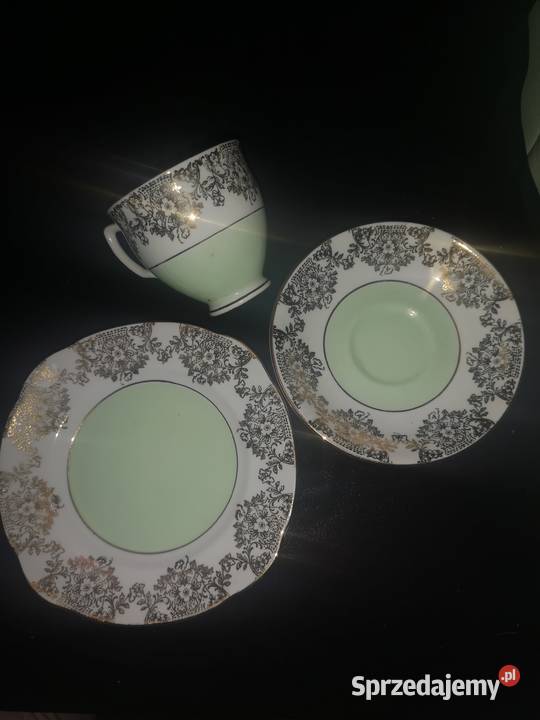 Filiżanka z talerzykiem DIAMOND ENGLAND Gdańsk