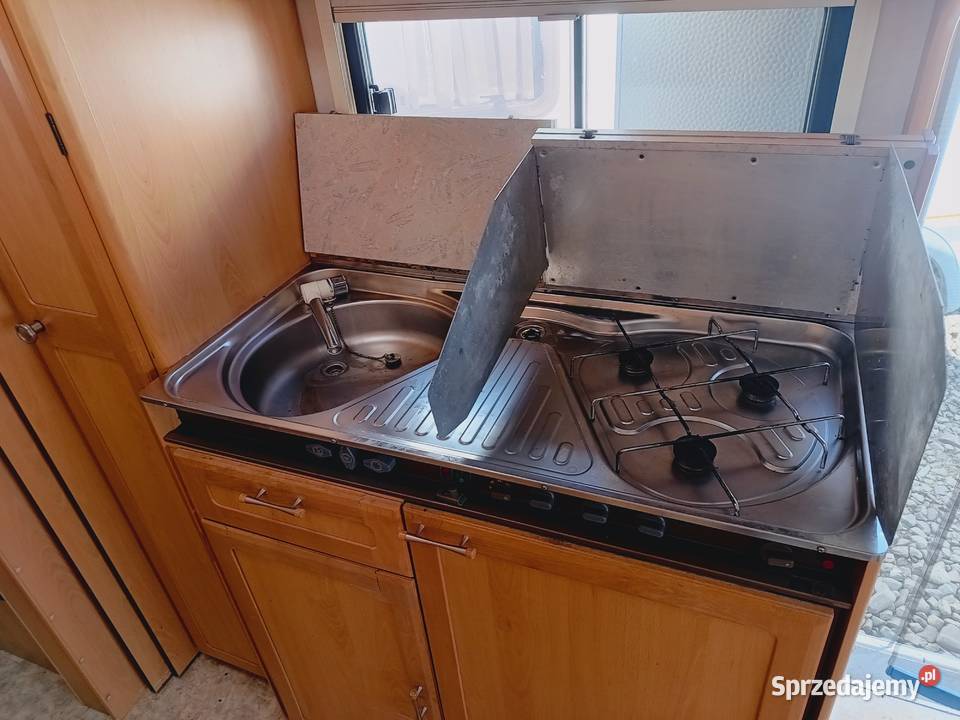 PRZYCZEPA KEMPINGOWA łóżka piętrowe campingowa TEC Międzybrodzie Bialskie