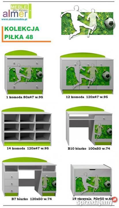 PIŁKA 48 B10 biurko dziecięce 100x50 w74 Gdańsk
