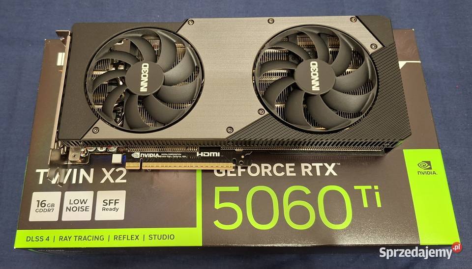 Karta graficzna INNO3D GeForce RTX 5060 Ti Twin Warszawa sprzedam
