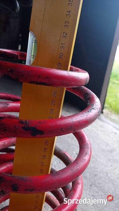 Sprężyny czerwone obniżające gleba Passat b5B5 sprężyny zawieszenia Oleśnica