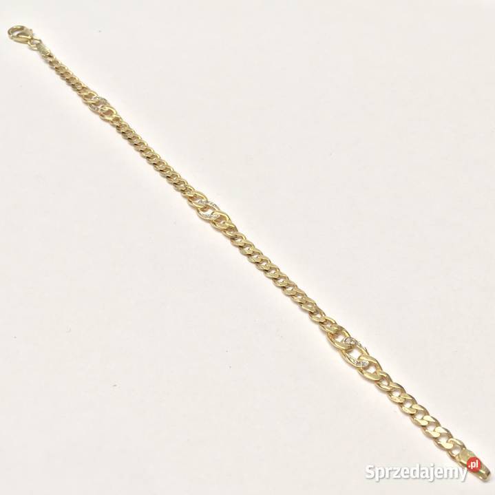 Złota BRANSOLETKA damska 585 14K cudowna mazowieckie Warszawa