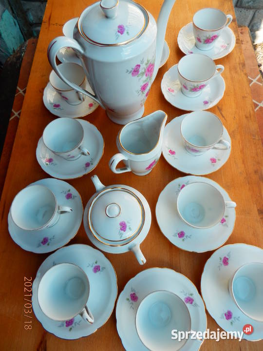 Porcelana ćmielów serwis do kawy Tarnobrzeg