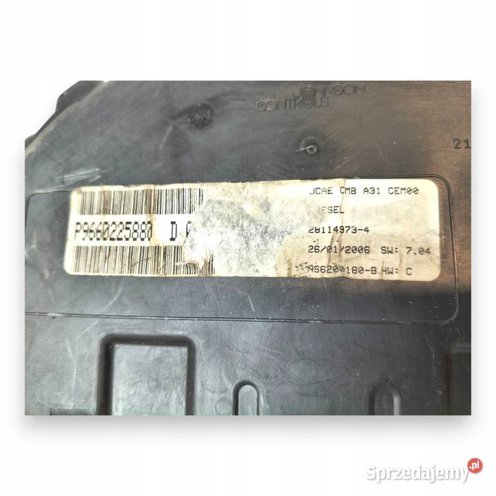 LICZNIK ZEGARY P9660225880 Citroen C3 I C2 14