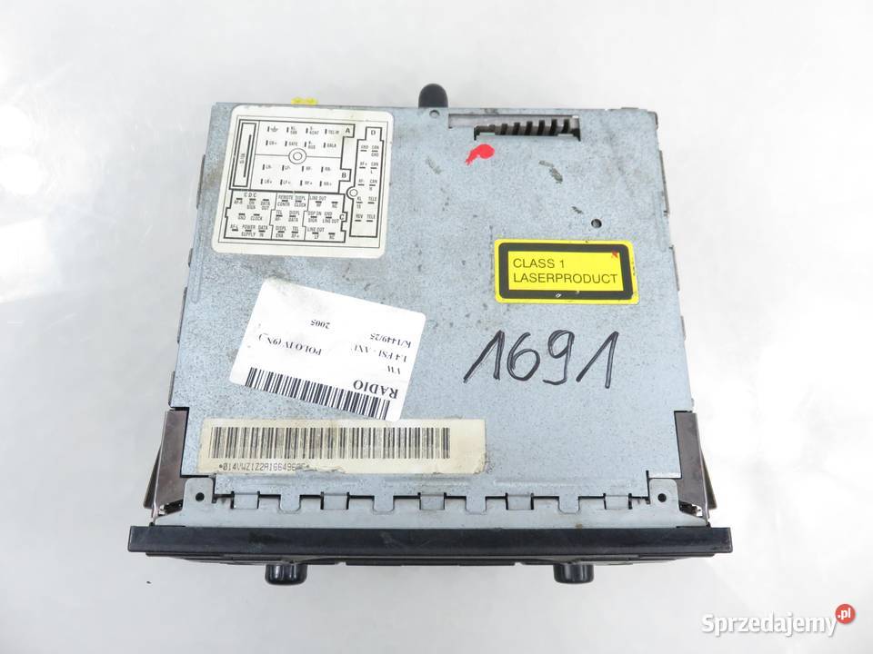 RADIO VW POLO IV 9N 1J0035191A KOD