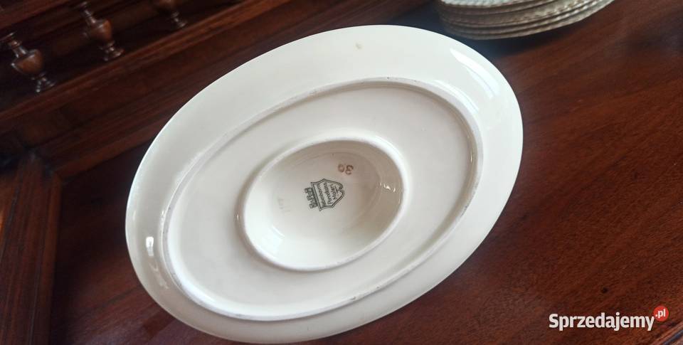 Sosjerka KPM Kbenhavns Porcellains Maleri pomorskie Gdańsk