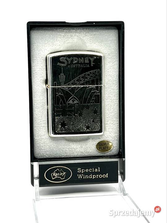 Zapalniczka benzynowa Kanley Sydney Silver Plate Warszawa sprzedam