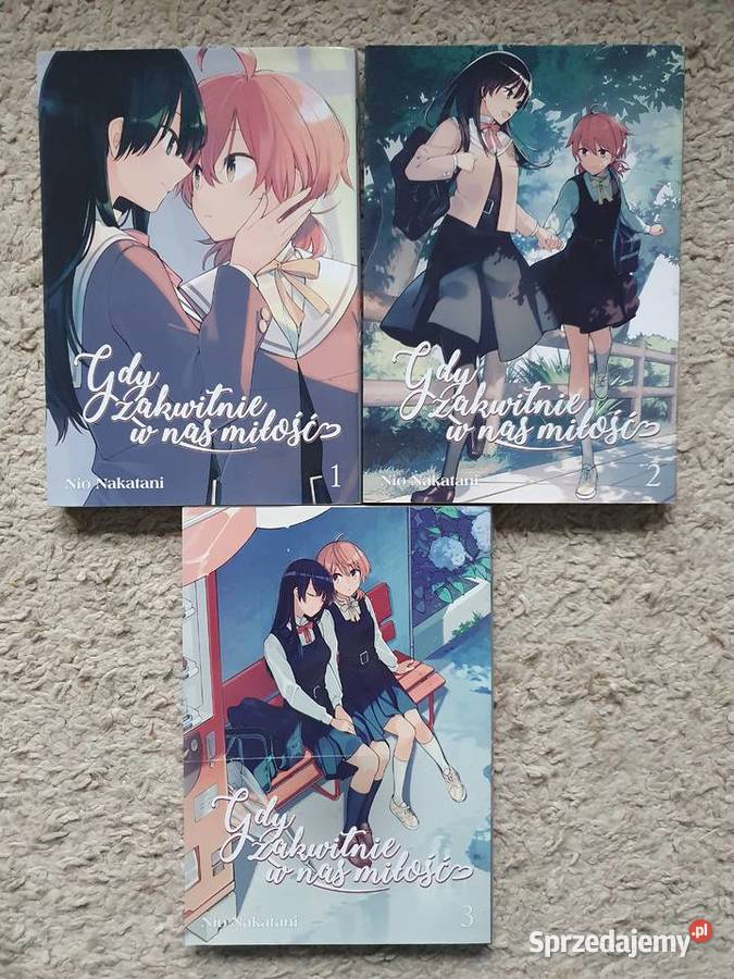Gdy zakwitnie w nas miłość 3 tomy Manga Gdynia