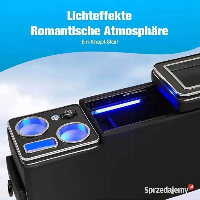 Podłokietnik LED do kompatybilna z VW T5 T6 T61 Myszyniec