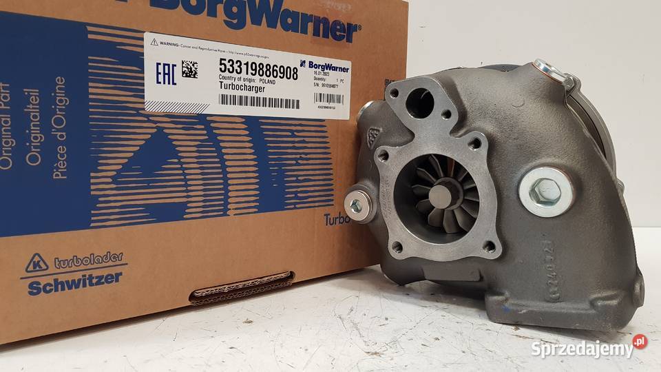 Turbosprężarka BorgWarner KKK 53319886908 mazowieckie Siedlce