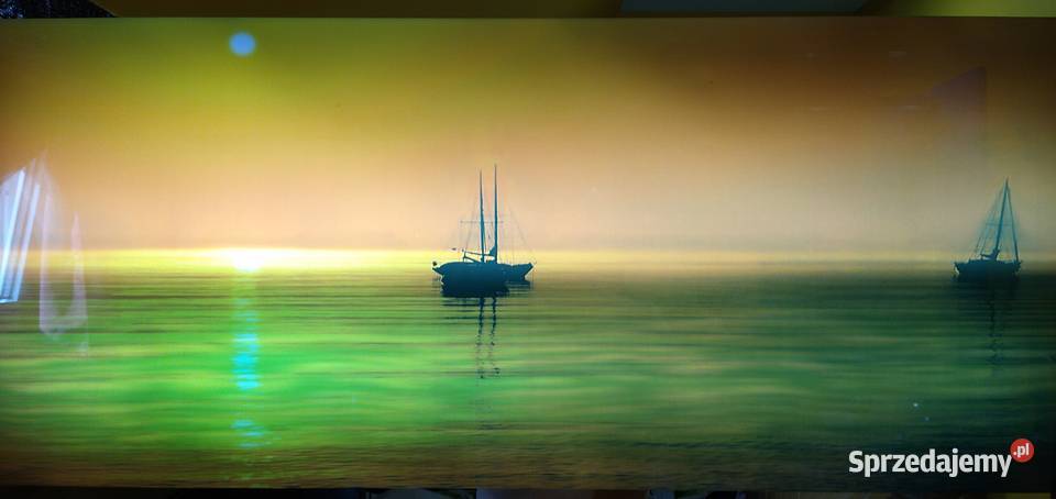 Obraz retro z dźwiękiem świecący 8widoków palmy Legionowo