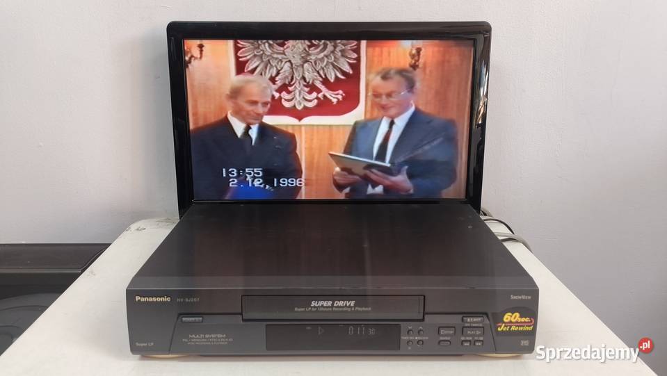 PANASONIC NVSJ207 Sprawny magnetowid Poznań sprzedam