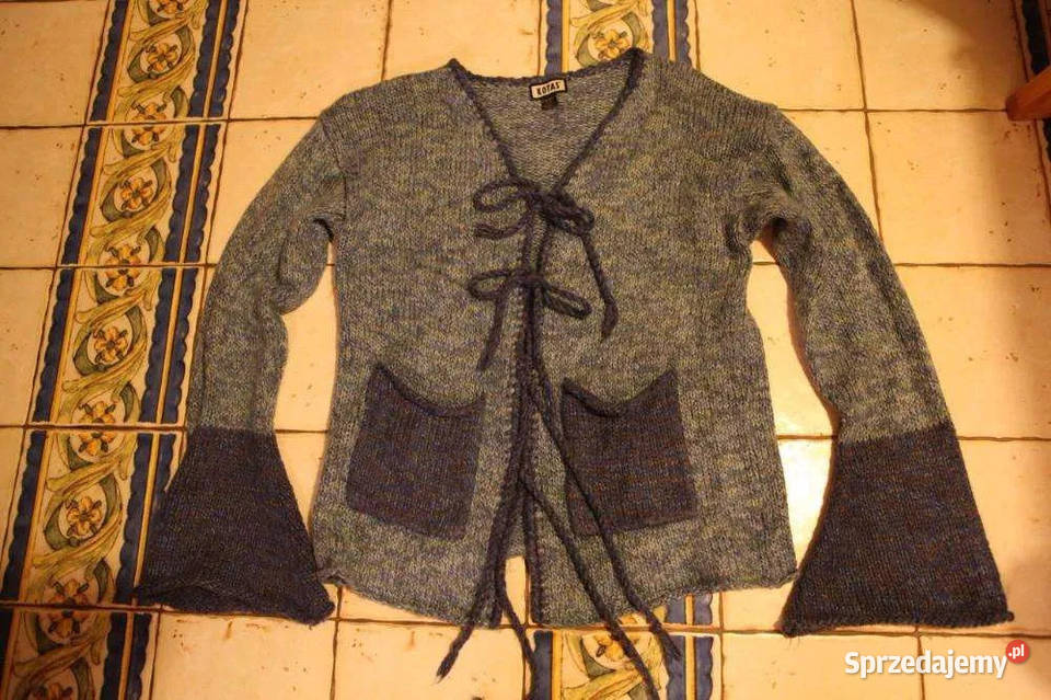 Bliźniak sukienka niebieska wykonana ręcznie