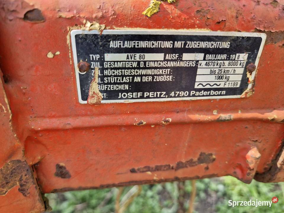 Przyczepa Płońsk sprzedam