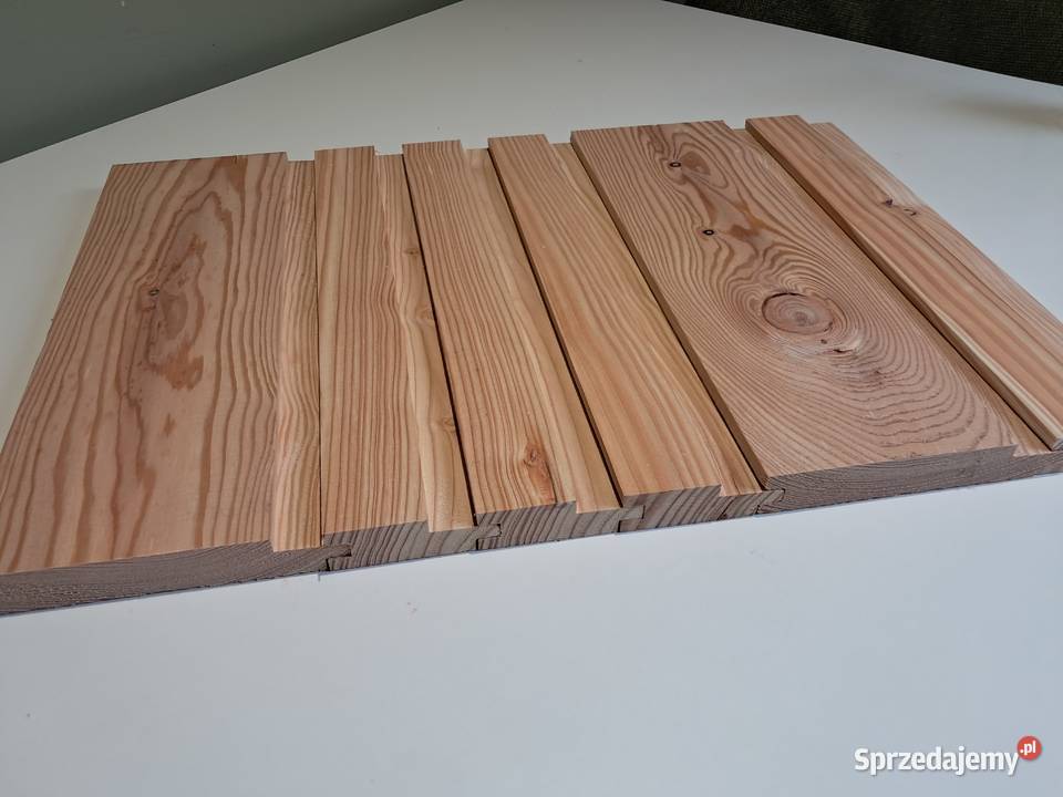 Deski elewacyjne modrzewiowe wielkopolskie Biskupice