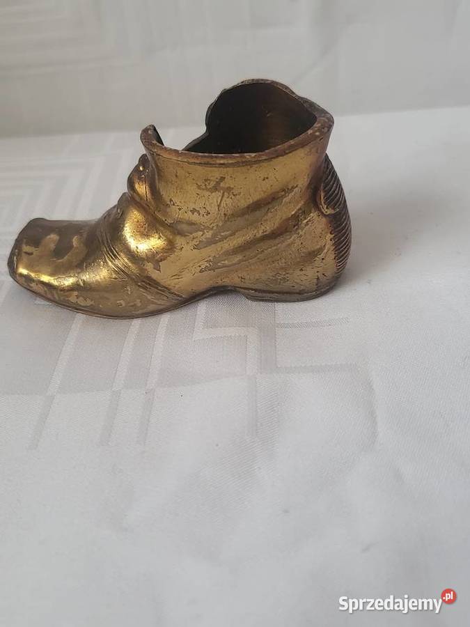 Stary but trzewik mosiądz 300g Antyki Łódź