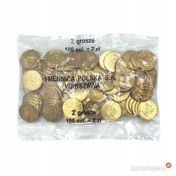 2 grosze gr 2008 MW Kolekcjonerski woreczek mazowieckie Warszawa sprzedam