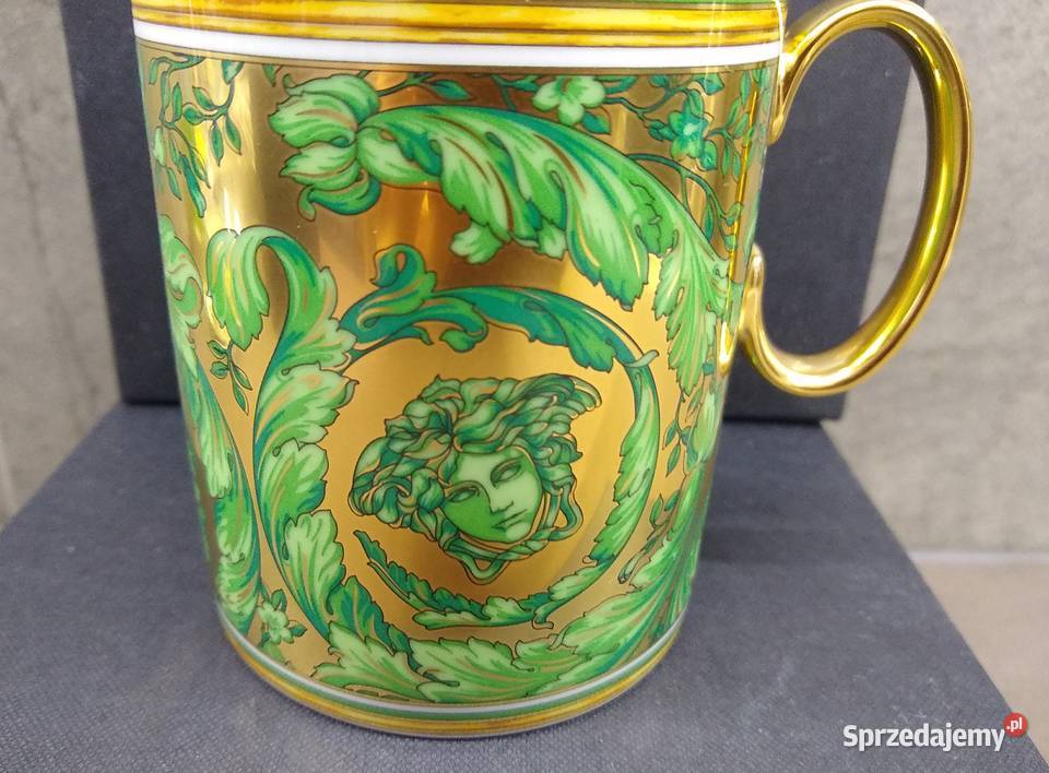 Kubek Rosenthal Versace Medusa Garland Green Kalisz