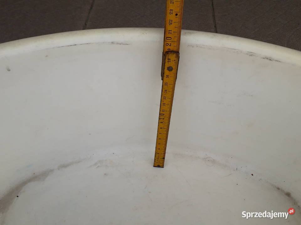 Wanienka plastikowa biała owalna 60x40 20 Kraków