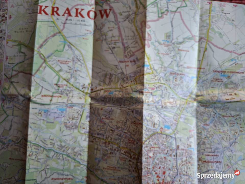 Kraków plan miasta 20012002 120 000