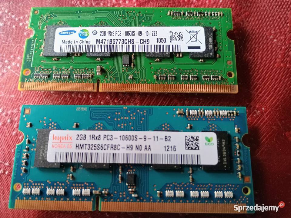 PAMIĘĆ RAM DDR3 4GB 2x2GB DDR3 Kraków sprzedam