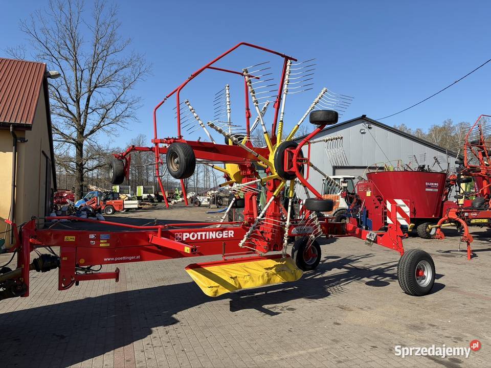 Zgrabiarka 2 karuzelowa Pottinger Euro Top 701 A Myszyniec sprzedam