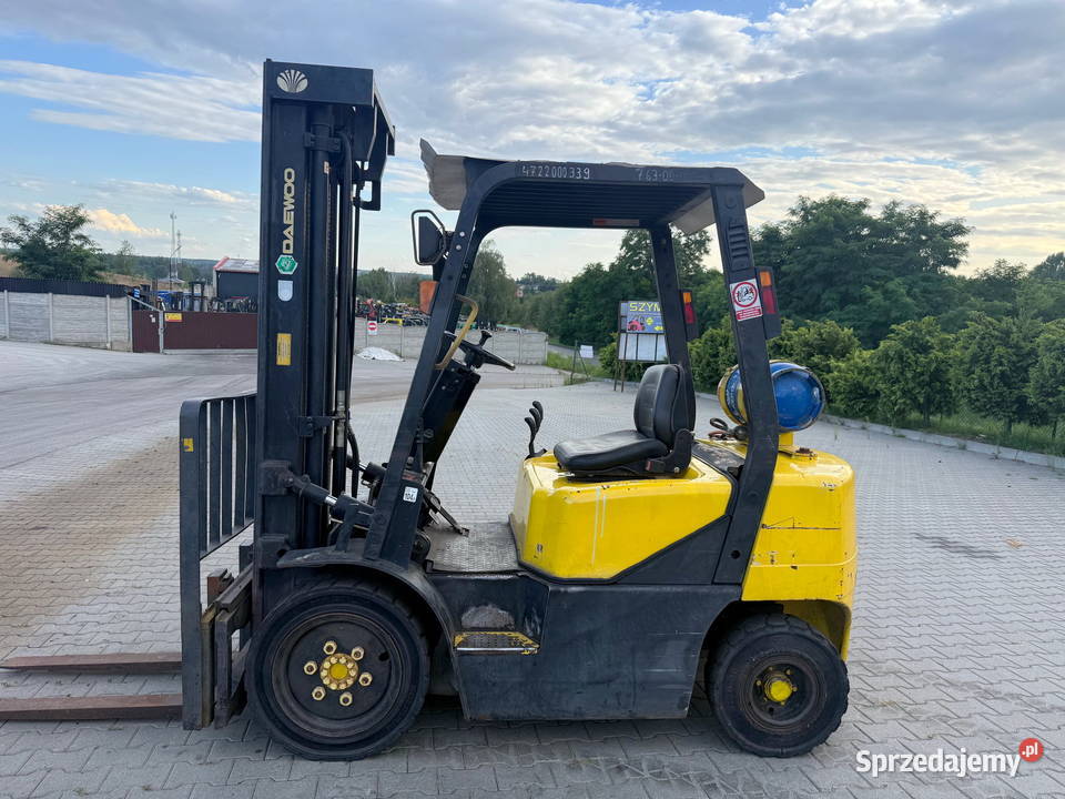 wózek widłowy DAEWOO G25E LPG 2500 Triplex 550m Daewoo Działoszyn