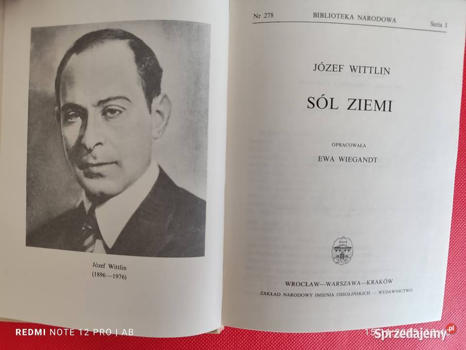 J Wittlin Sól ziemi Biblioteka Narodowa BN seria śląskie Katowice