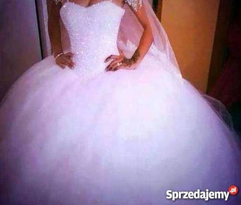 NOWA bajkowa suknia ślubna princessa Kraków