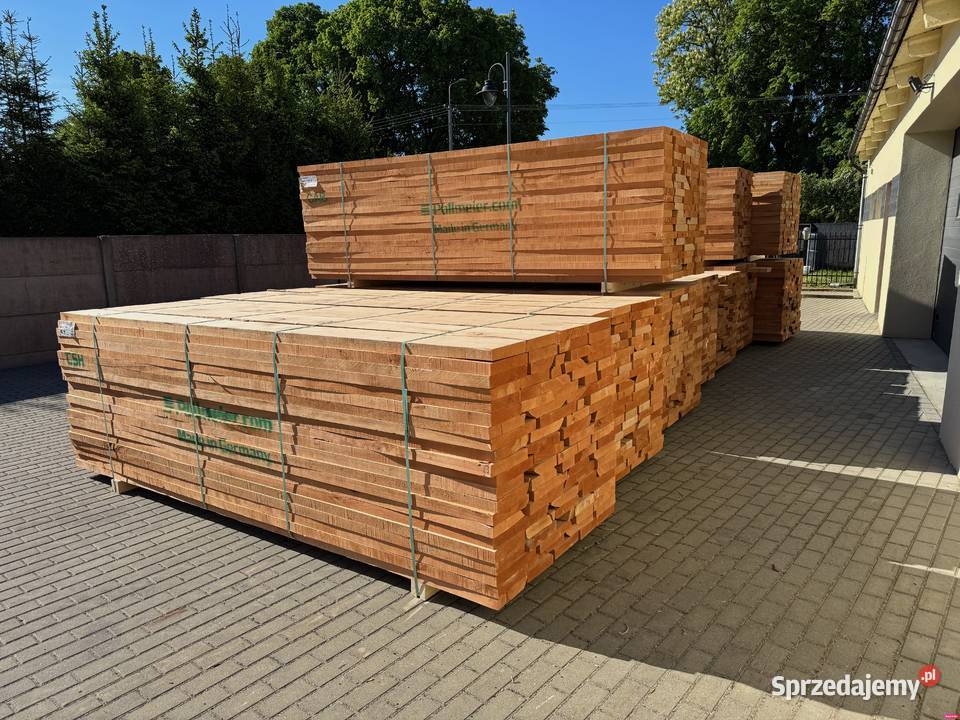 Tarcica Bukowa obrzynanaszlifowana 810 49mm 52mm Polanów