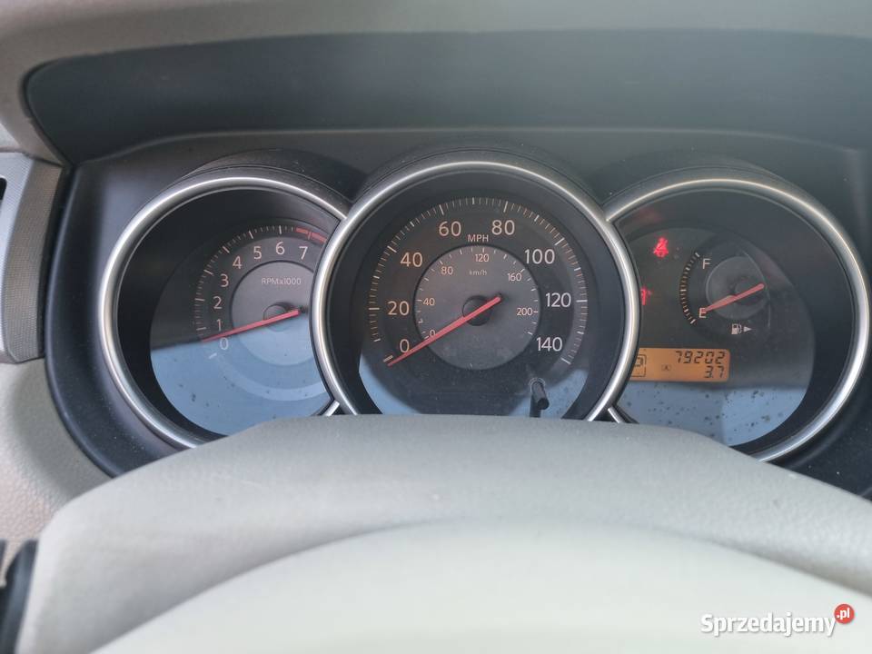 Nissan Tiida Versa 18 LPG Automat 120 przebiegu aluminiowe felgi Rzeszów sprzedam