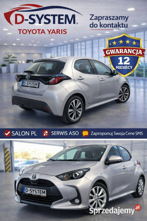 Toyota Yaris 2023 Yaris Salon Polska 1Właściciel Białystok