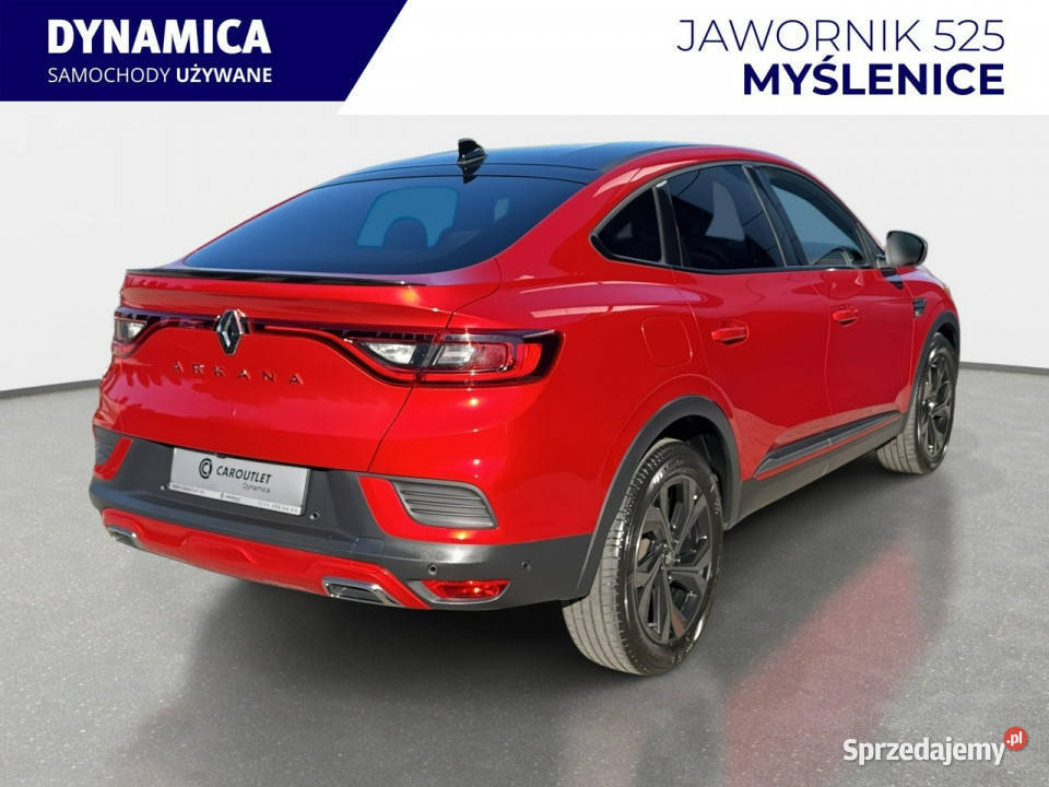 Renault Arkana RSline 13TCe mHEV 158 EDC czerwony małopolskie Myślenice sprzedam